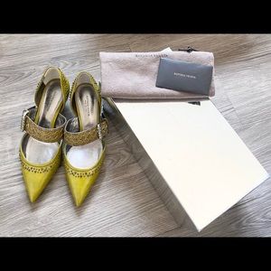 bottega veneta leather pump